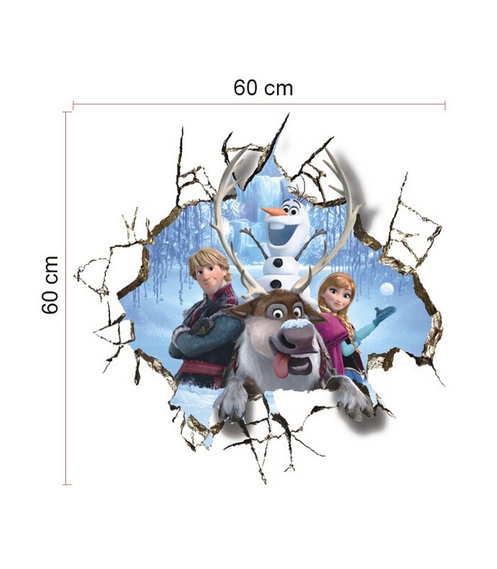 Frozen pegatinas de pared Elsa y Olaf - Todo Frozen